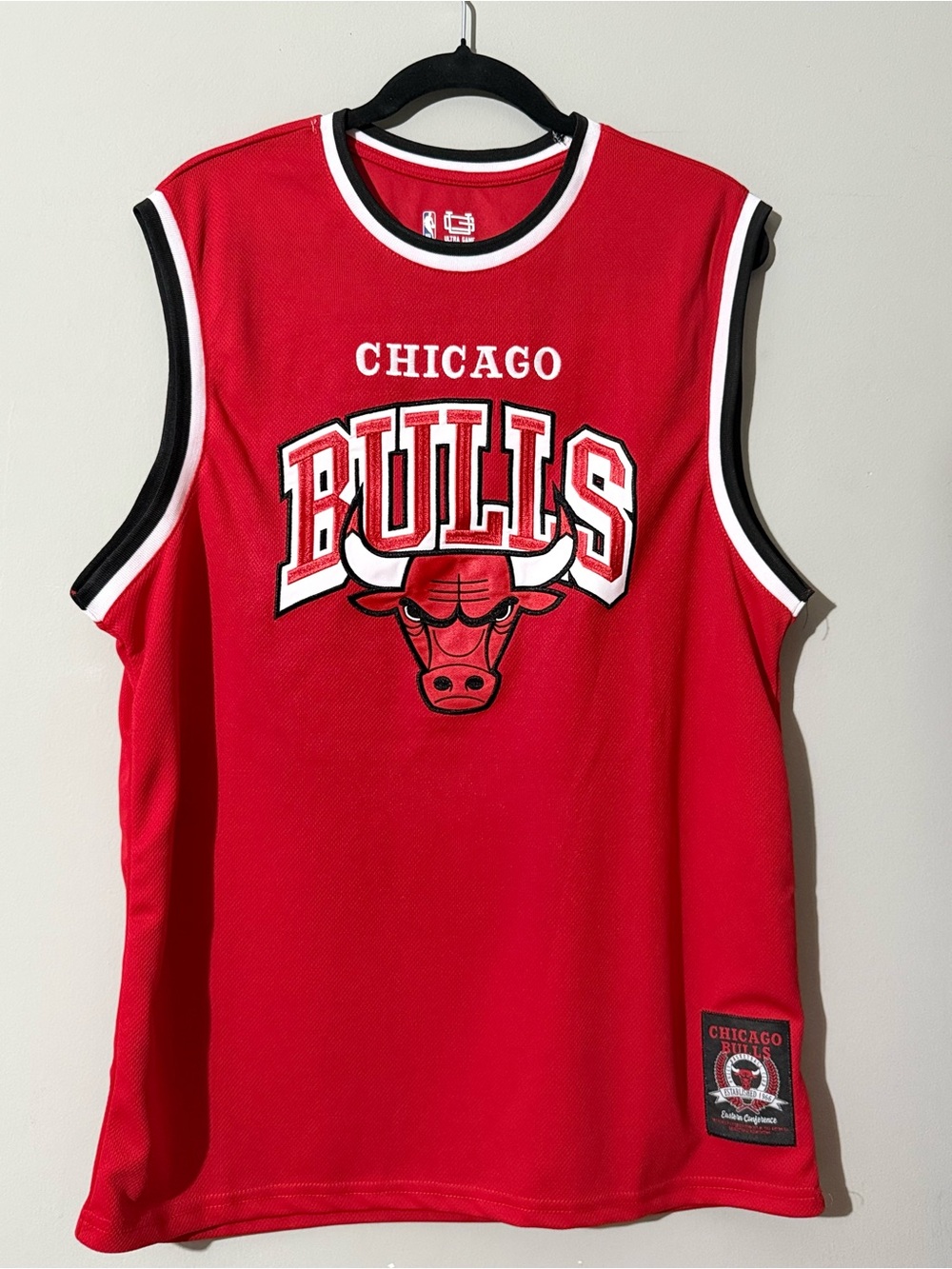 Chicago Bulls Red Sleeveless Jersey - Official Team Style